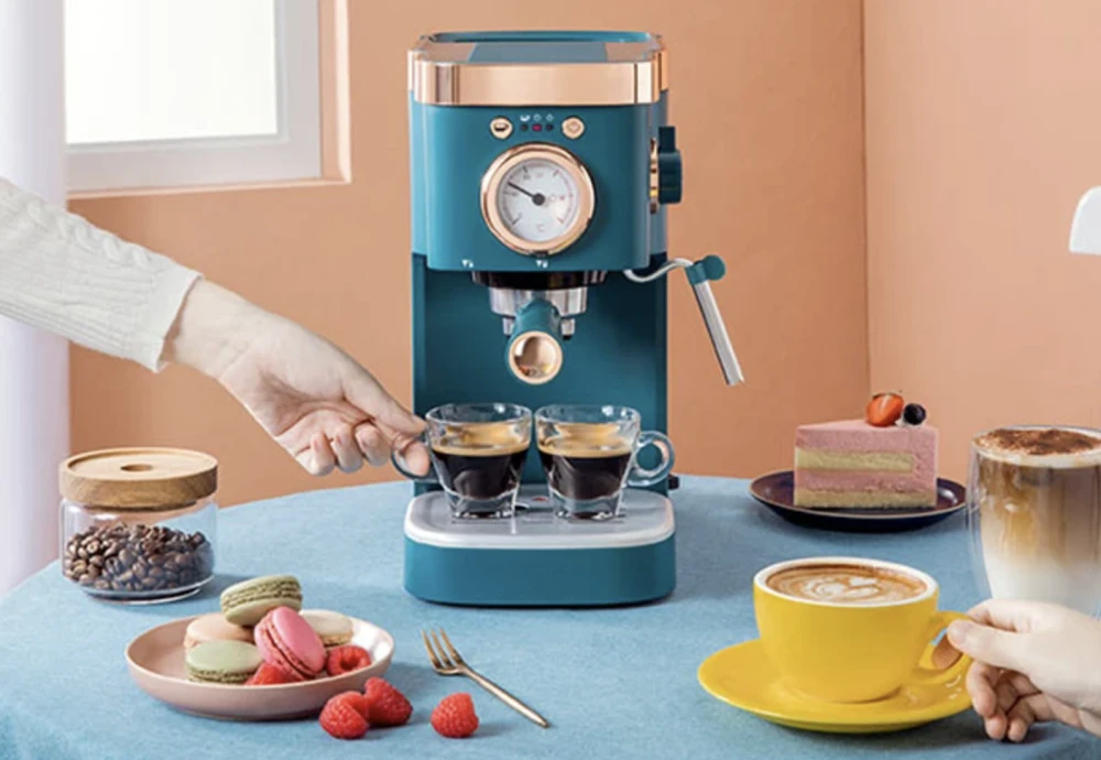 espresso machine with steamer and grinder